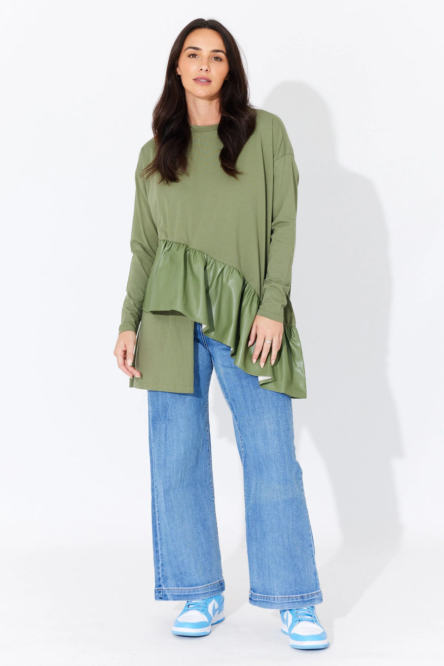 Float Khaki Top