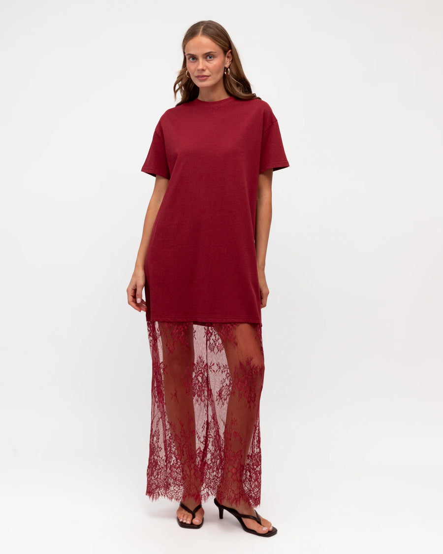 Lace Tee Dress
