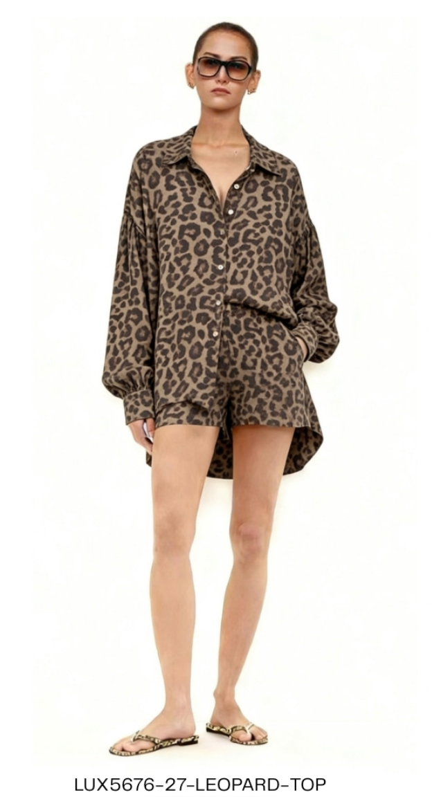 Zara Shirt - Leopard