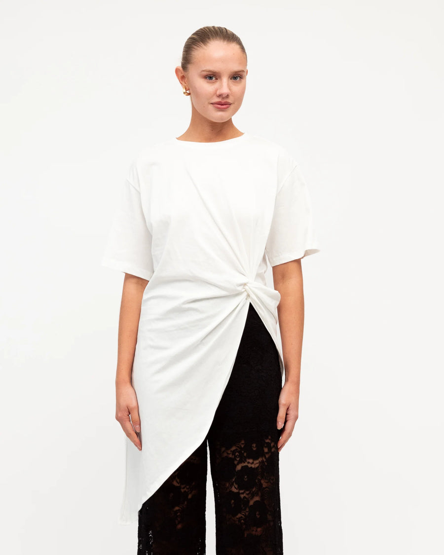 Knot Tee - White